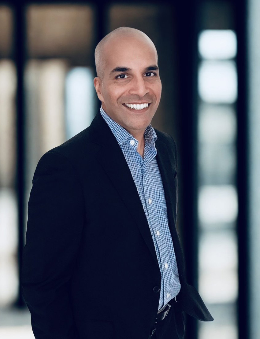 Executive presenting